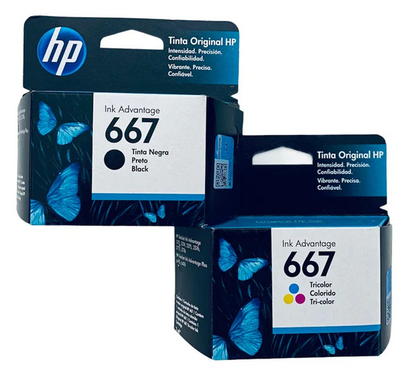 Cartucho HP  667  NEGRO